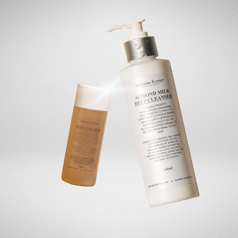 White Almond Milk Cleanser + Skin Calmer Bundle