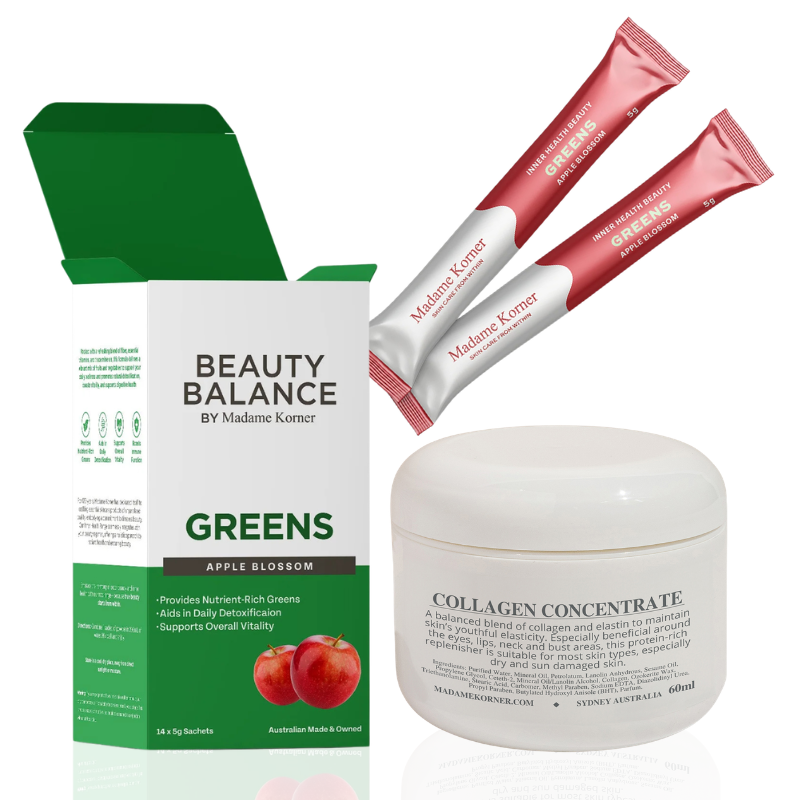 Beauty Balance Greens Apple Blossom Bundle