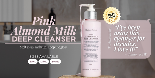 Pink Almond Milk Cleanser: Nourish and Soothe Your Skin