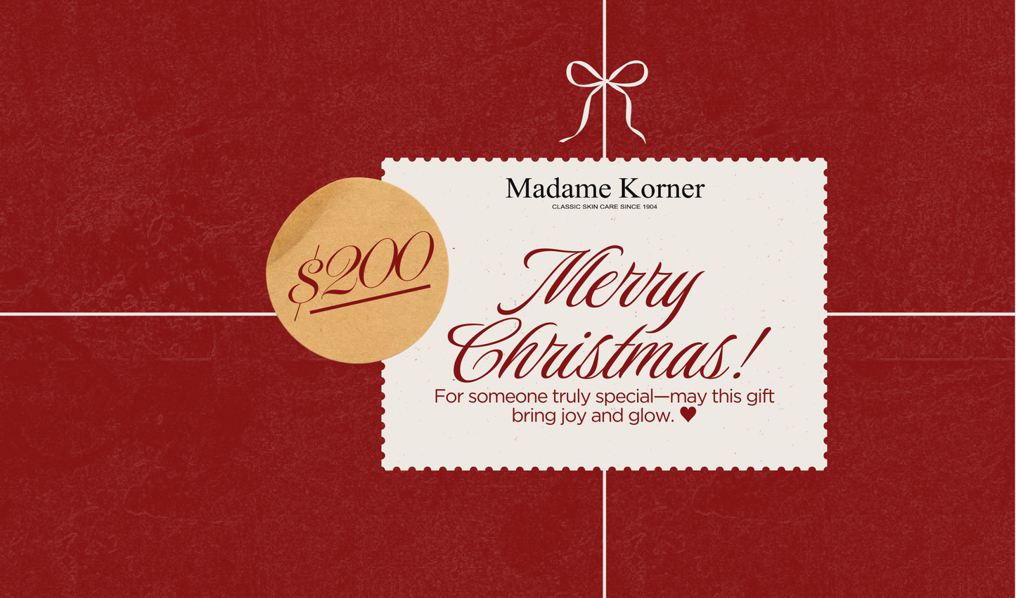 Gift Glowing Skin - Gift Card