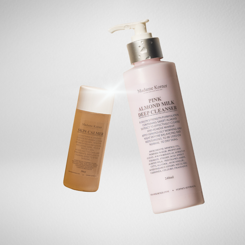 Pink Almond Milk Cleanser + Skin Calmer Bundle