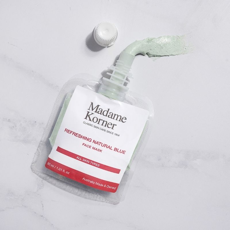 Refreshing Natural Blue Face Mask