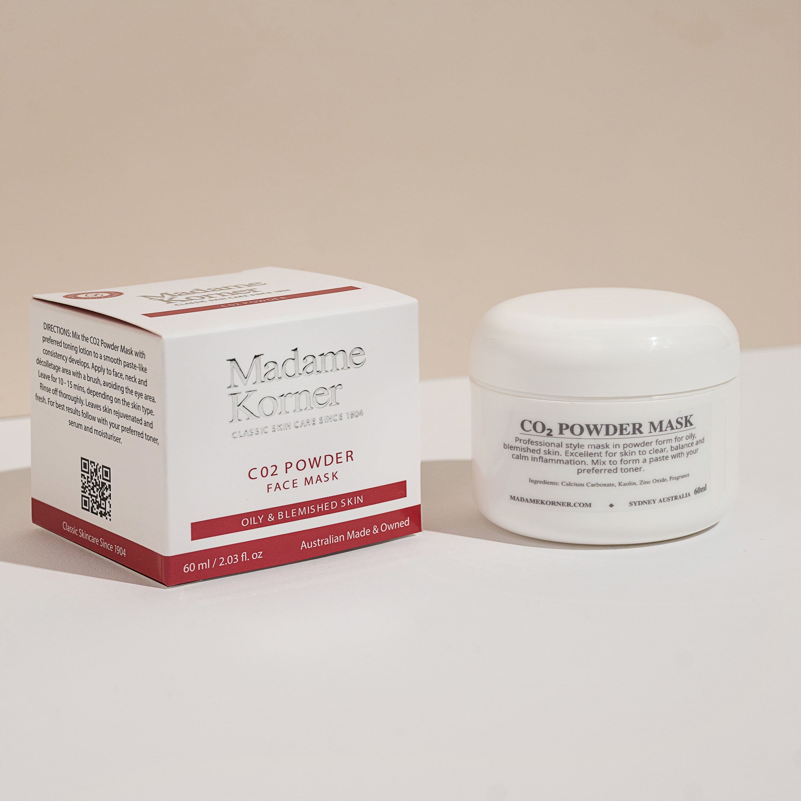 CO2 Powder Mask - Madame Korner